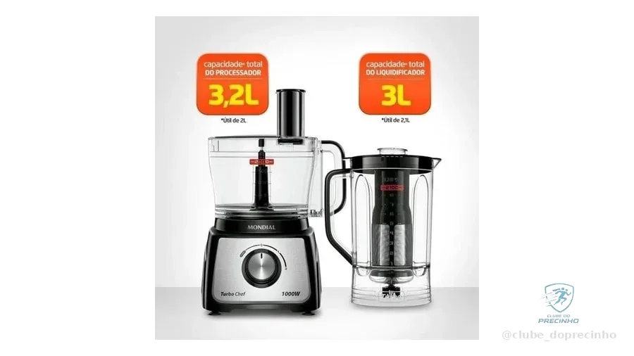 Multiprocessador Turbo Chef Mondial 5 em 1 MPN01B Preto
