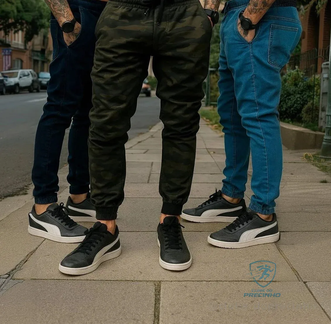 Kit 3 Calças Jogger Masculina Jeans Com Punho Elastico Mercado Livre