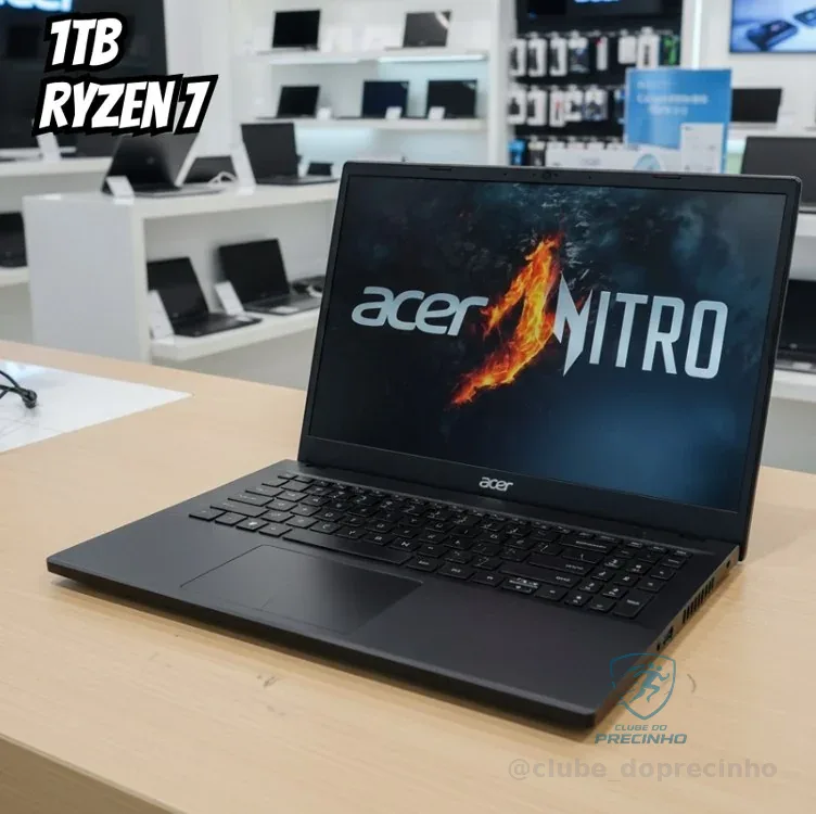 Notebook Acer Nitro V15 Ryzen 7 16 Gb 1 Tb Ssd 15.6 W11 Mercado Livre