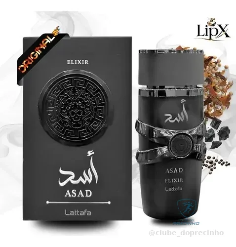 Perfume Asad Elixir 100ml Eau De Parfum Original Edp Lançamento 2026 Original C/ Nf