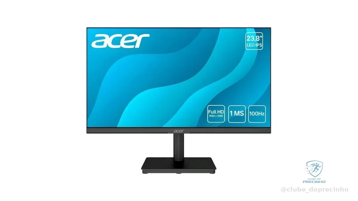Monitor Acer mk241y 23.8" IPS Full HD 100hz 1ms HDMI/VGA Design Zero Frame