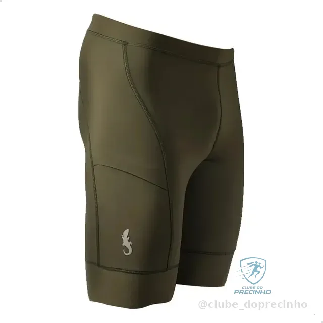 Bermuda Masculina Kupaa Compressão Verde Maratona Iron Man