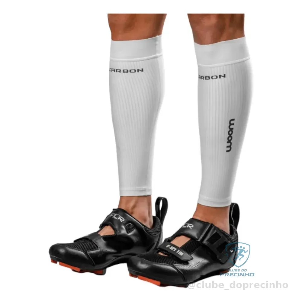 Pernito (aero Calf) Woom Carbon Unissex Cor Branco Tamanho Gg