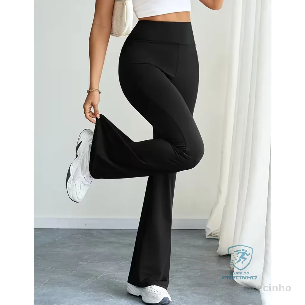 alça Legging Feminina Flare Suplex Bailarina LaMovie Academia Treino Yoga Tecido Premium Shopee