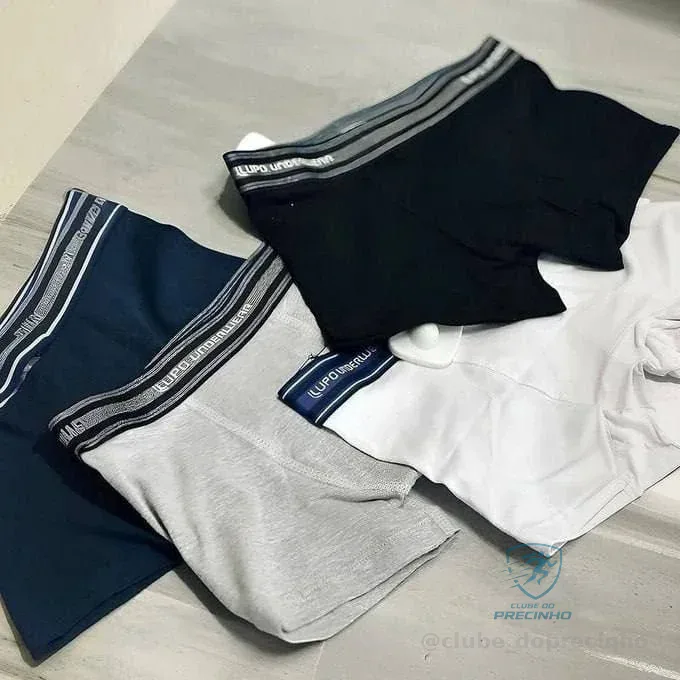 Kit 4 Cuecas Boxer Lupo Algodão Mercado Livre