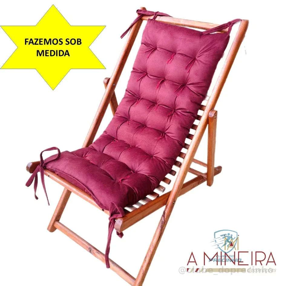 ALMOFADA FUTÓN COMUM PARA ESPREGUIÇADEIRA 120X40 TECIDO SUEDE BANCO CADEIRA Shopee