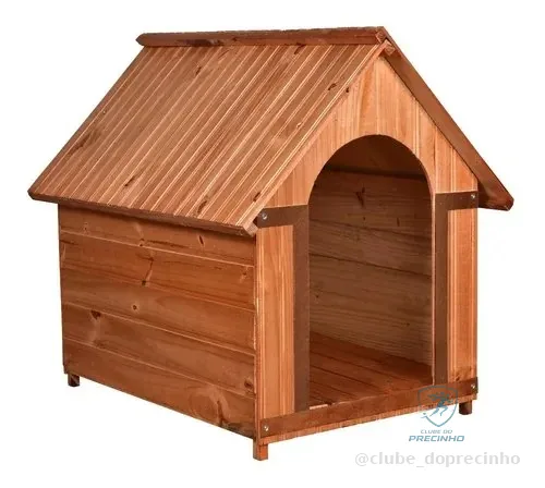Casa Casinha De Cachorro Madeira Grande N°6 Reforçada Casinha Envernizada
