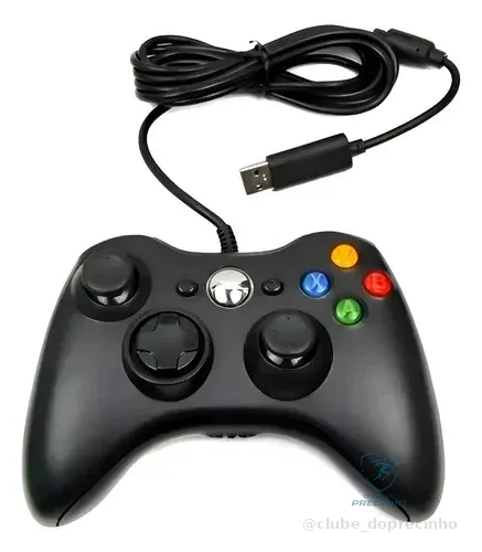 Controle Com Fio Para Jogos Compatível Com Pc Notebook Unica