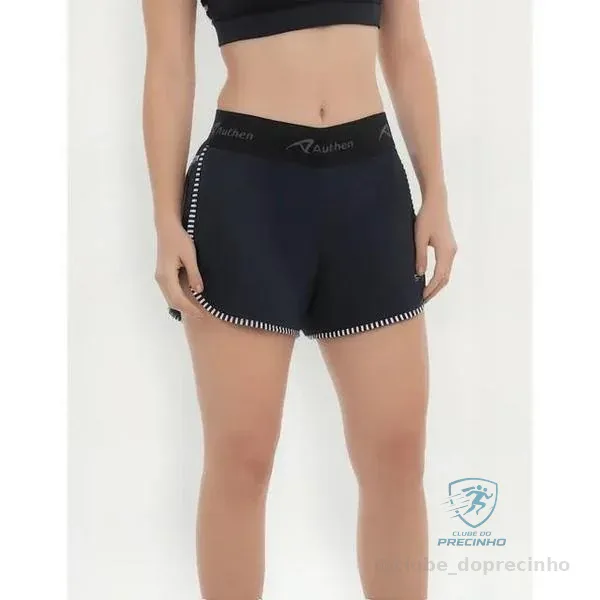 Short Sprint Speed Clássico Preto Authen Mercado Livre