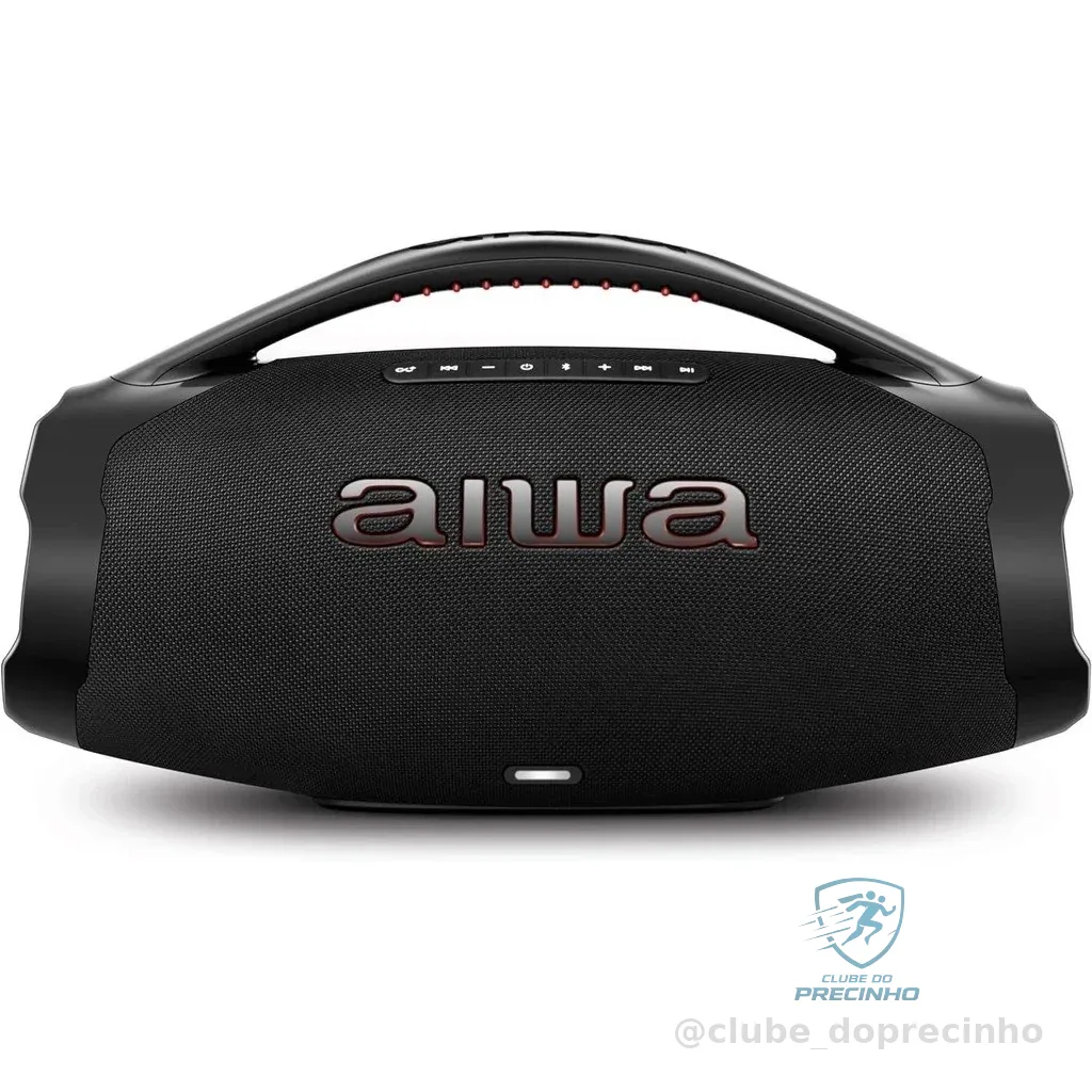 Caixa de Som AIWA a Boombox Plus 200W Bluethooh AWS-BBS-01-B Preto