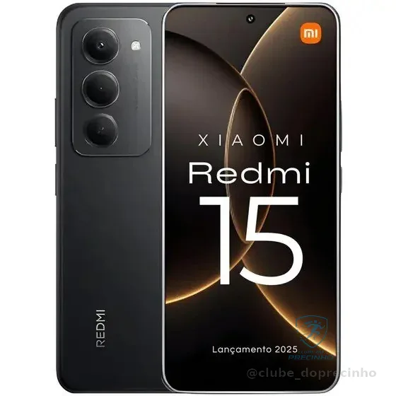 PREÇÃOOOO!! Smartphone Xiaomi Redmi 15 256GB 8GB