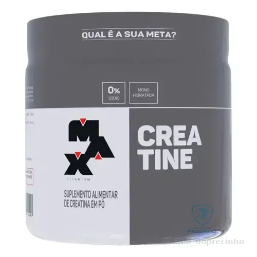 Creatina 150g Creatina Monohidratada Max Titanium Sem Sabor Alta Pureza