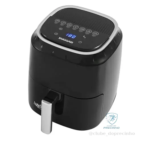 SUGGAR FRITADEIRA LIGHT FRY TOUCH CONTROL 4 LITROS PRETA 110V FT0041PT