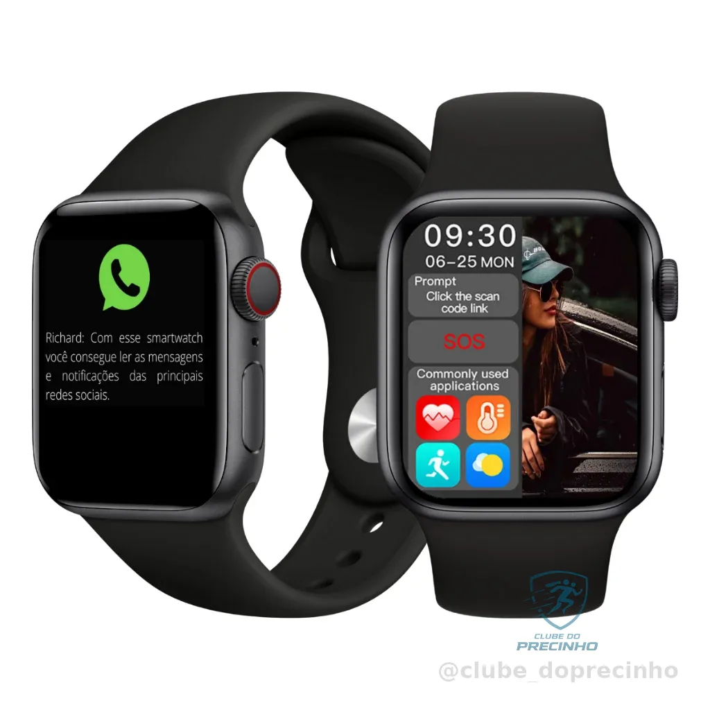 Relógio Inteligente Smartwatch Serie 10 Tela 45mm Com Película Feminino Masculino - Fere Fit Shopee
