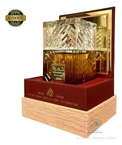 Perfume Árabe Khamrah Dukhan Lattafa 100 Ml Eua De Parfum