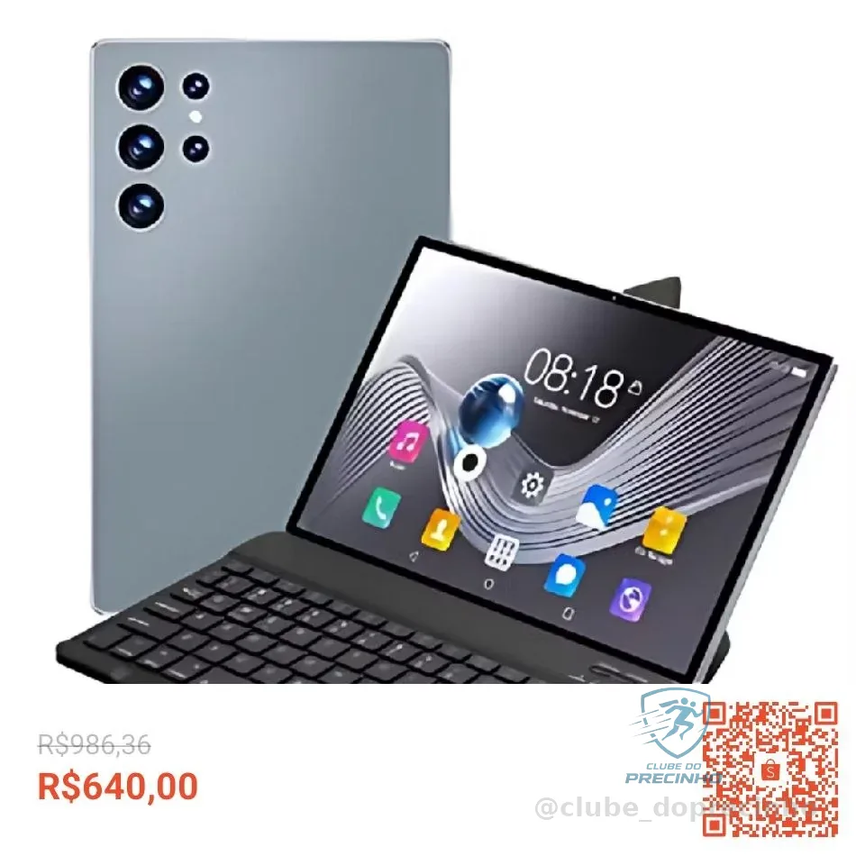 Tablet Pc Mil10 Android 13 256GB Memória 6GB Ram10 Polegadas Tablet Pc Milli UNIFY