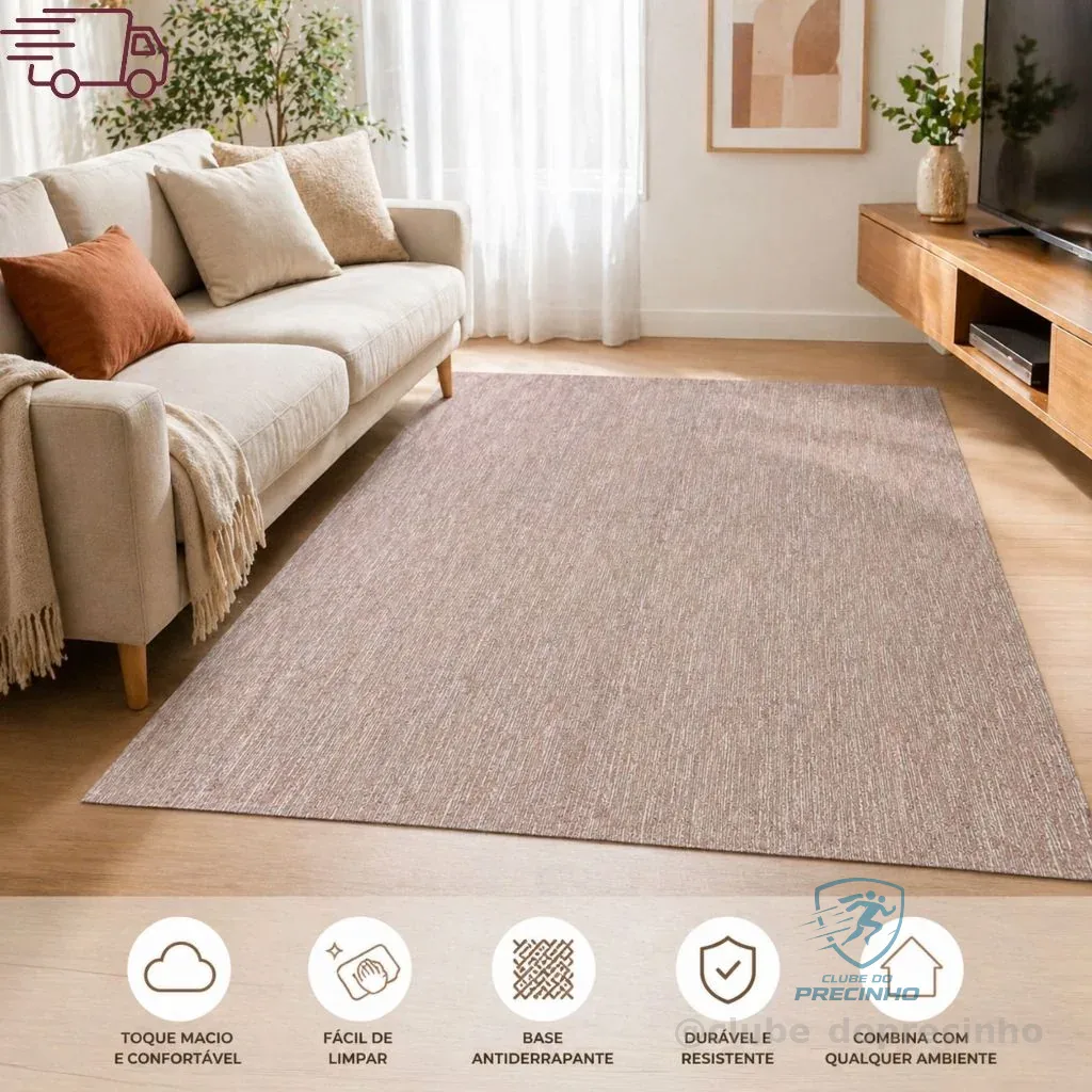 Tapete Sala Quarto Jacquard Premium Diversos Tamanhos Antiderrapante Promoção Shopee
