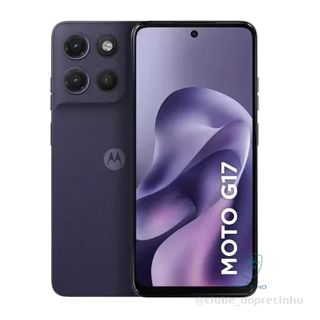 Smartphone G17 Tela 6,7 Polegadas 128GB 4G Câmera 50MP Motorola