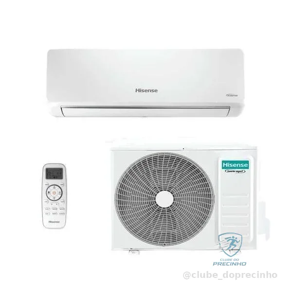 Ar Condicionado Split Inverter Hisense R-32 Hi-wall 9000 Btus Quente e Frio Wi-fi 220v
