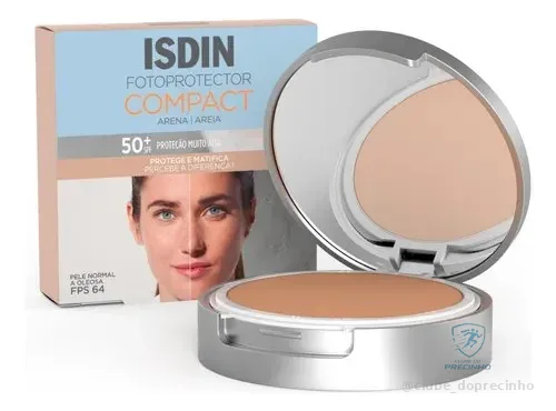 Isdin Protetor Solar Compacto Areia Fps 50 - 10g
