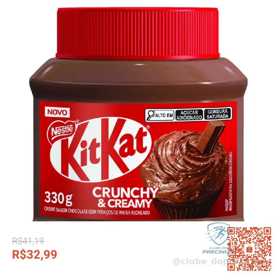 Creme Crocante Kit Kat 330GB Nestlé