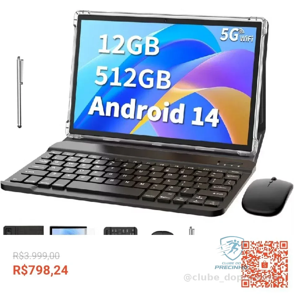 Tablet Bml A9 5GB Lte Wi-fi 512GB 12GB Ram Tela 10.1