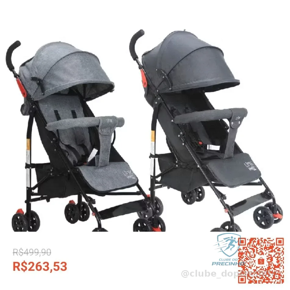 Carrinho de Bebê Guarda Chuva LINK Até 15kgs Maxi Baby