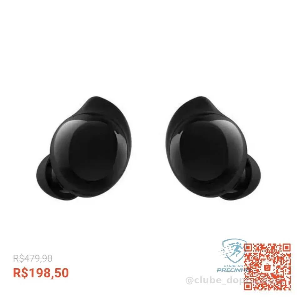 Fone de Ouvido Bluetooth Sem Fio Samsung Galaxy Buds Core Fone Sem Fio Bluetooth Preto