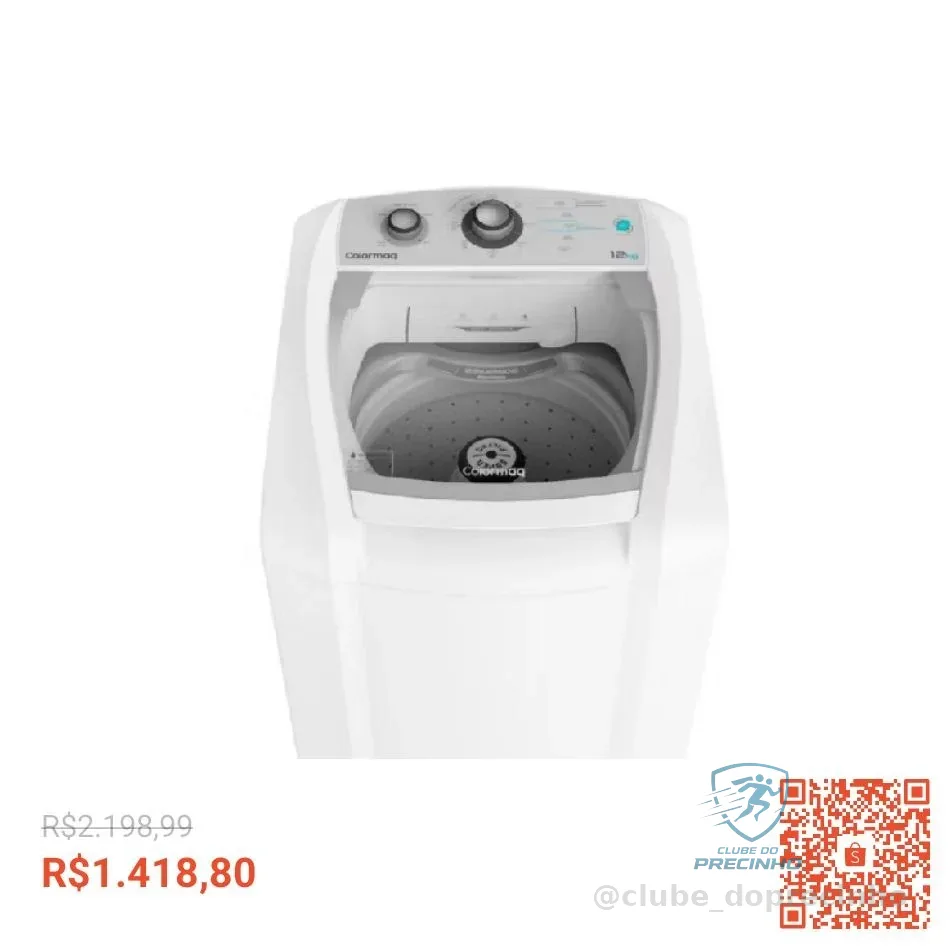 Máquina de Lavar Colormaq 12kg