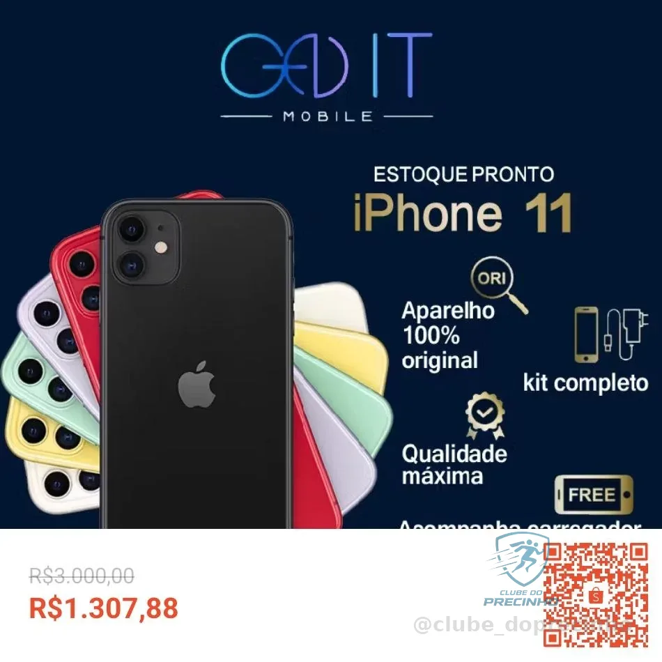 IPhone 11 64GB/128GB/256GB 100% Original | Celular IPhone Apple