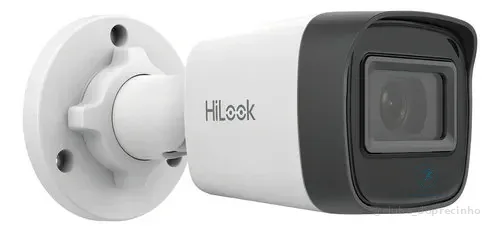 Câmera Residencial Infravermelho Ip Bullet Hilook By Hikvision Ipc-b121h-c(2.8mm) Branco