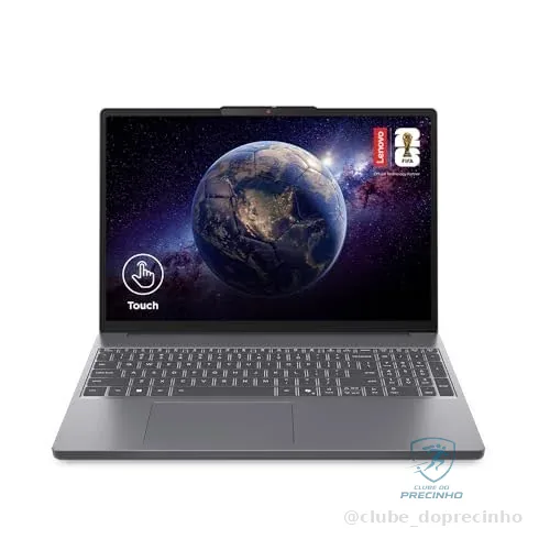 Notebook Lenovo IdeaPad Slim 3 Core i5-13420H 8GB 512GB SSD Tela 15.3" Touch Screen - 83NS000ABR W11