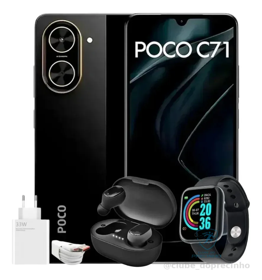 Xiaomi Poco C71 Dual Sim 128GB 8GB RAM Mercado Livre