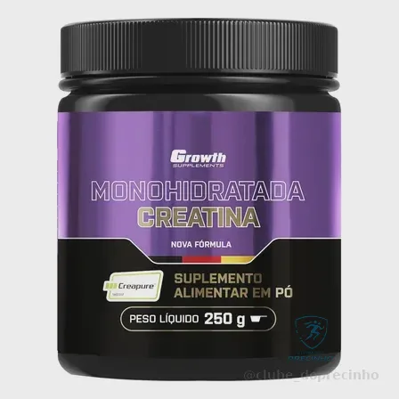 Creatina Creapure 250g Growth Supplements Sem Sabor Em Pó Suplemento Esportivo Mercado Livre