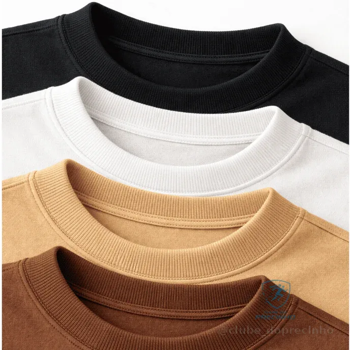 Kit 5 Camiseta Oversized Básica Streetwear Masculina Shopee