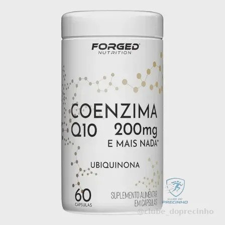 Coenzima Q10 200mg 60 cápsulas Forged Nutrition Mercado Livre