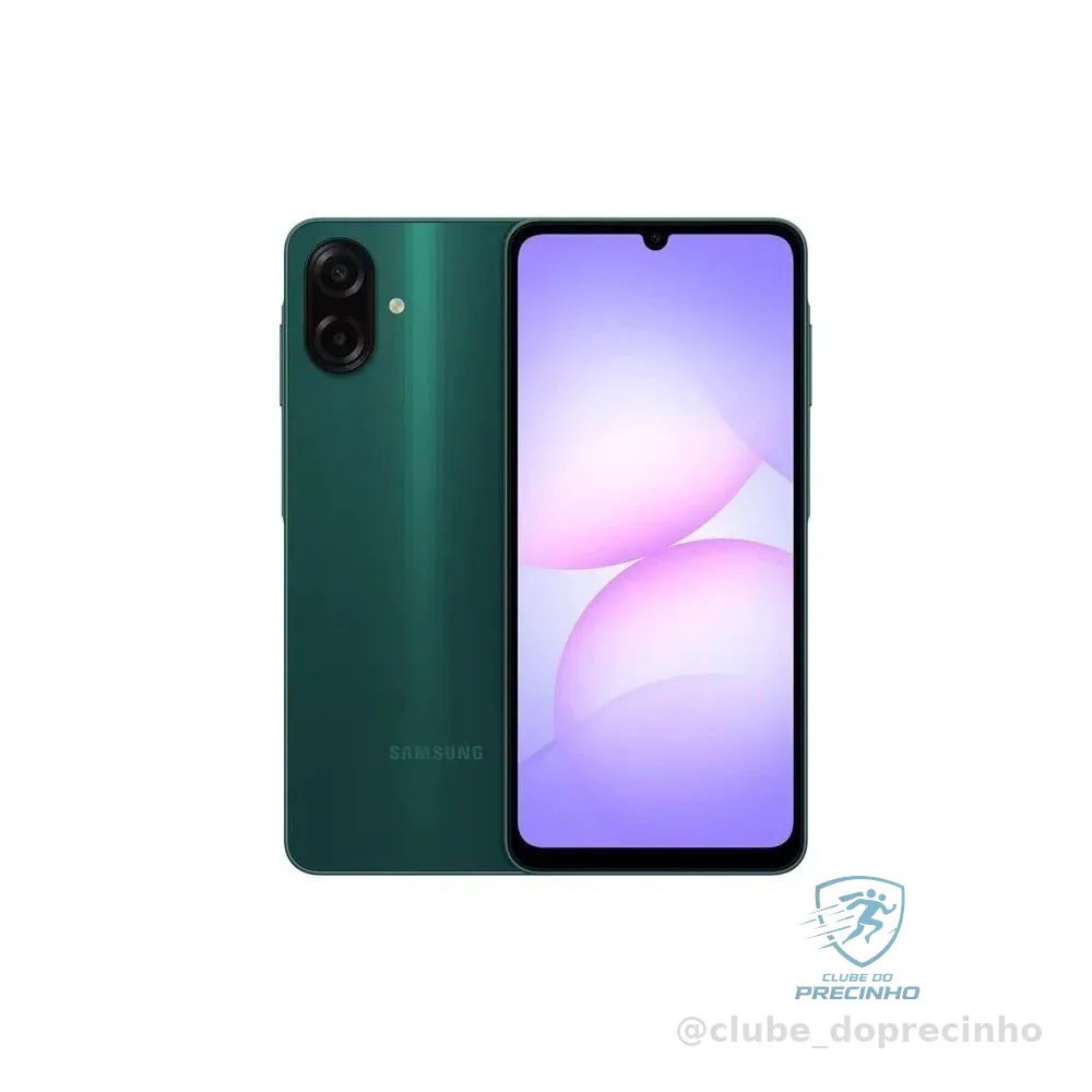Celular Galaxy A07 Tela 6.7 128GB 4G 90Hz Câmera Dupla 50MP Preto Samsung