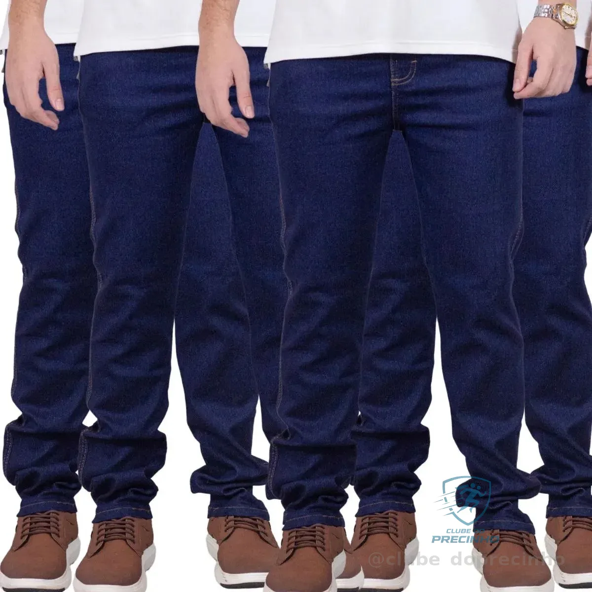 Kit Com 4 Calças Jeans Masculina Lycra Elastano Reforçada Mercado Livre