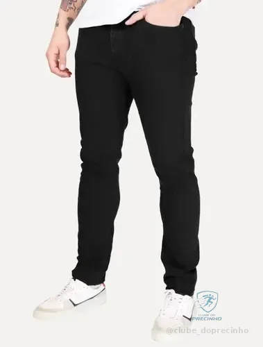 Calça Levis Jeans Masculina Tag Brown 510 Skinny Preta