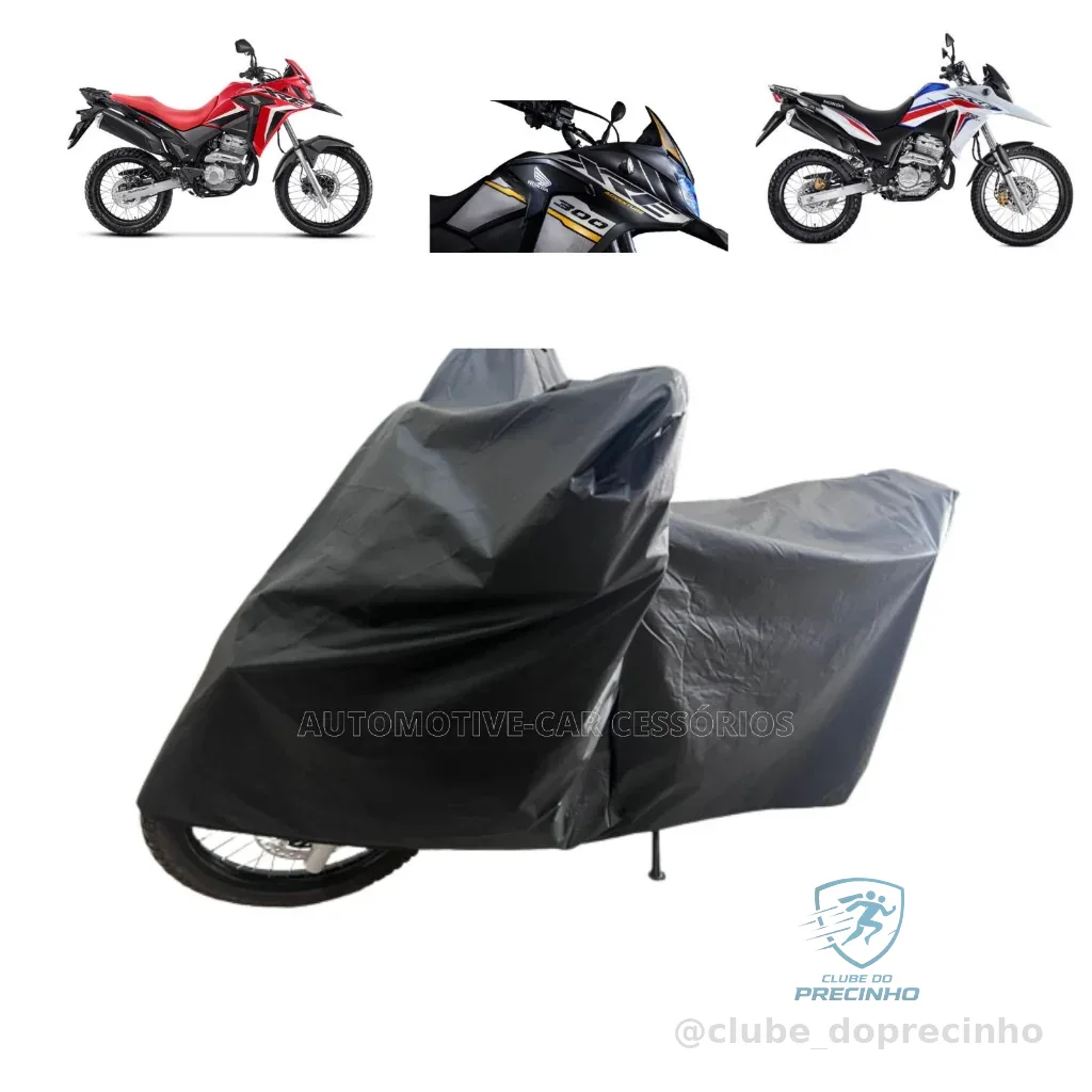 Capa Couro Cobrir Moto Impermeável Proteção Sol Chuva poeira Shopee