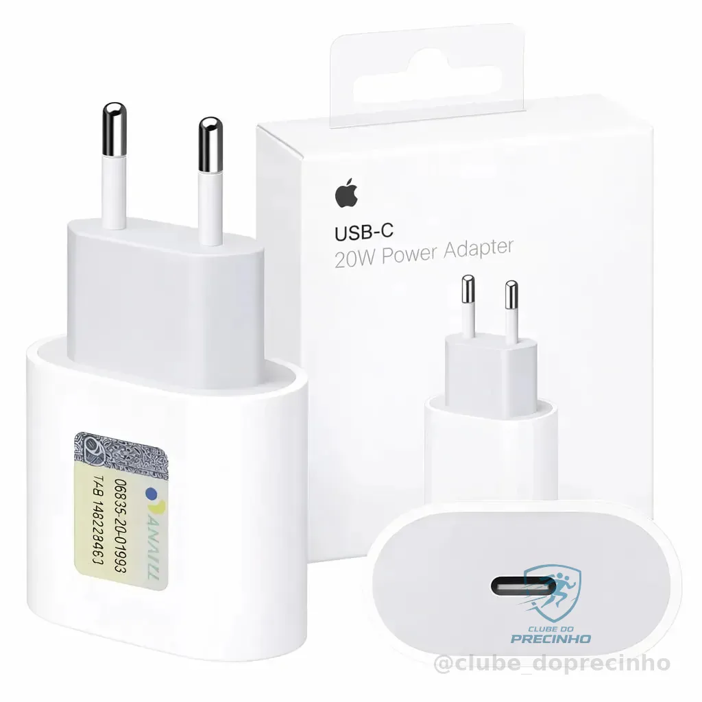 Carregador Fonte iPhone Original 20W Apple Tipo C Turbo Mercado Livre