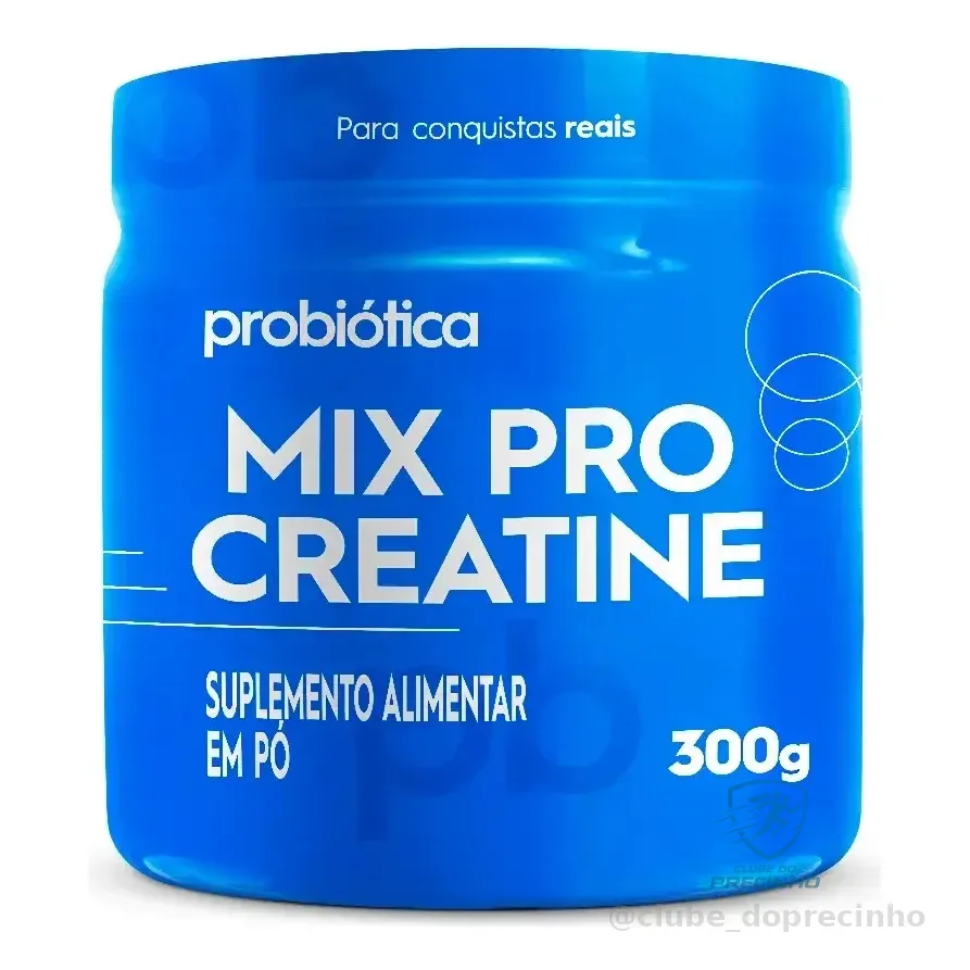 Suplemento Alimentar Em Pó Probiótica Mix Pro Creatine 300g Sem Sabor