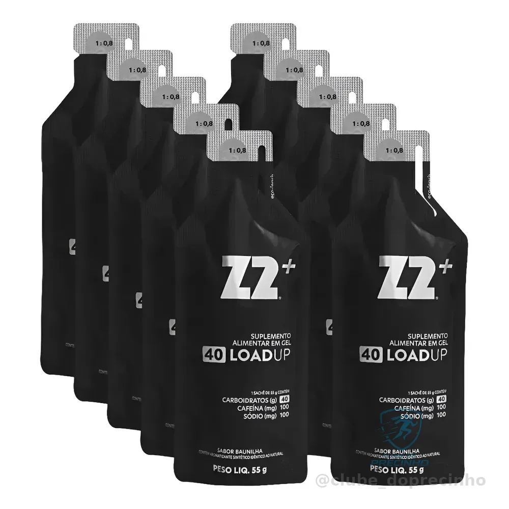 Energy Gel Z2+ Original Caf 40 Carb Box 10uni Sachê 55g Original