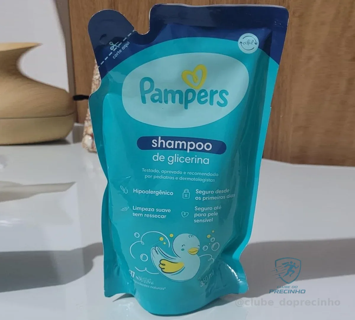 PAMPERS REFIL SHAMPOO GLICERINA 350ml