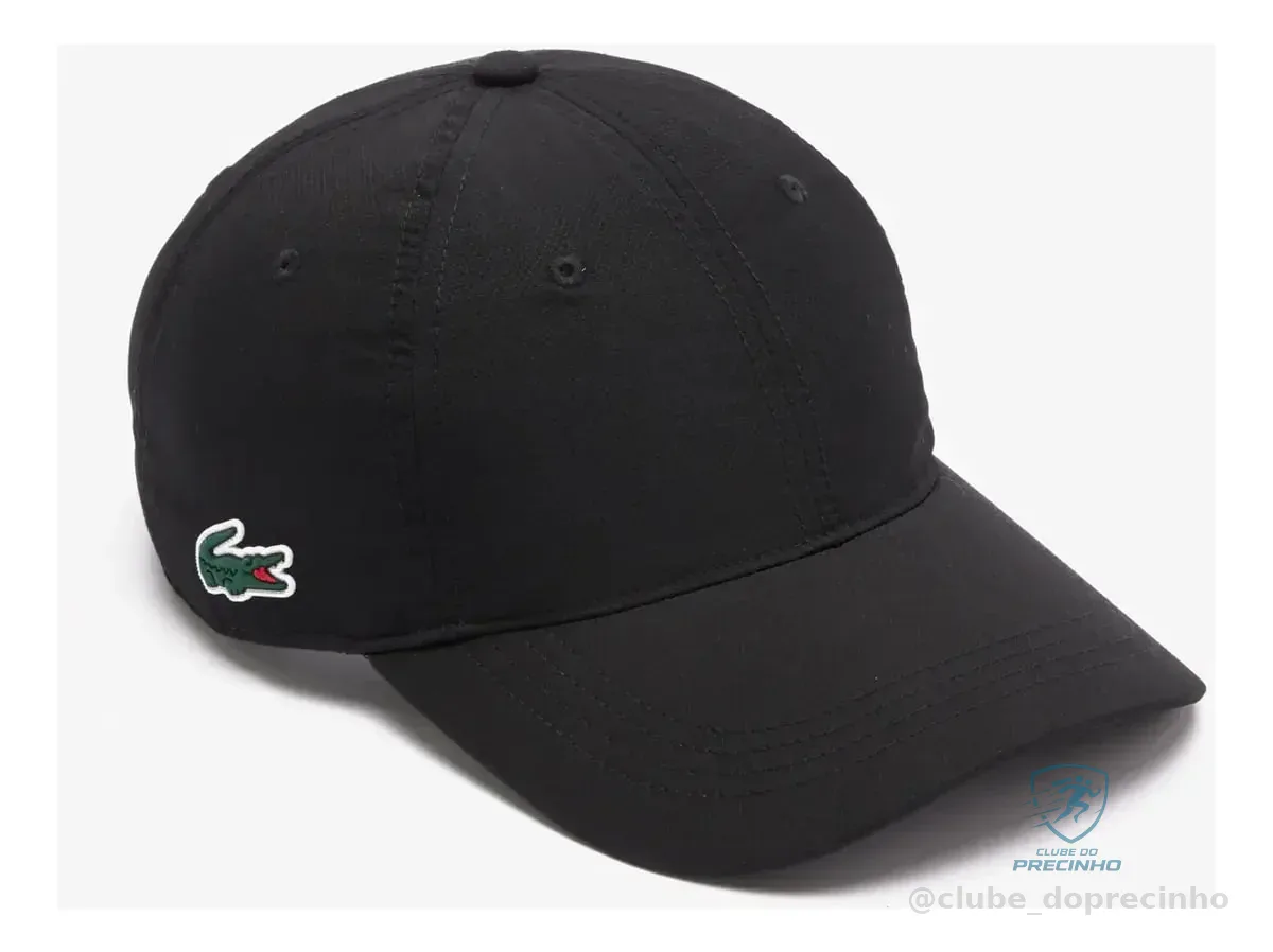 Boné Lacoste Sport Croco Lateral Cap Original Mercado Livre