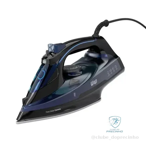 Ferro De Passar Wap Fast Pass Wfp02 À Vapor E À Seco Aquece Em 15 Segundos Vapor Vertical Base Fast Glide Ceramic 220v
