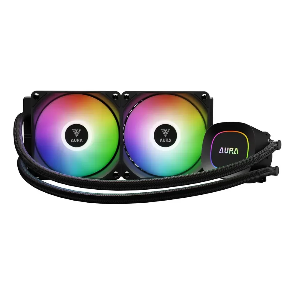 Water Cooler Gamdias Aura Gl240 Lite Preto Argb Am5 Lga 1851