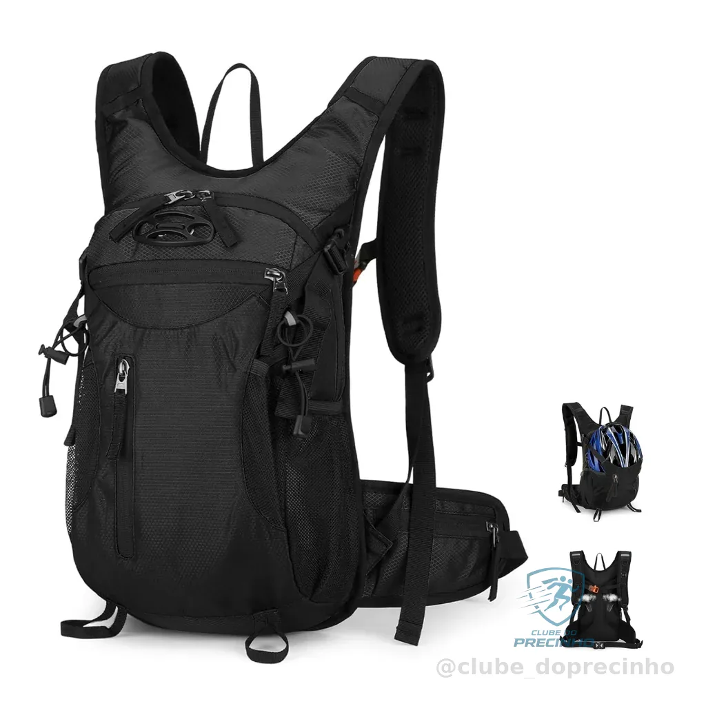 Mochila de água ao ar livre leve à prova d'água corrida ciclismo mochila esportiva 20L Shopee