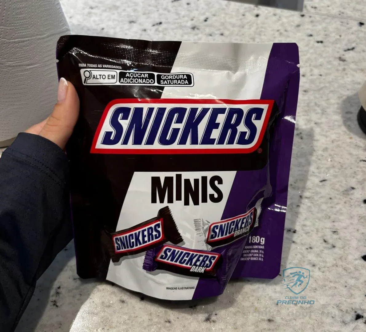 Chocolate Snickers Variedades Minis 180g
