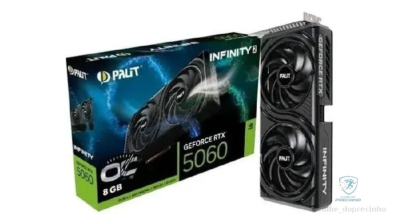 Placa de Vídeo Nvidia GeForce Palit RTX 5060 8GB Infinity2 OC Mercado Livre